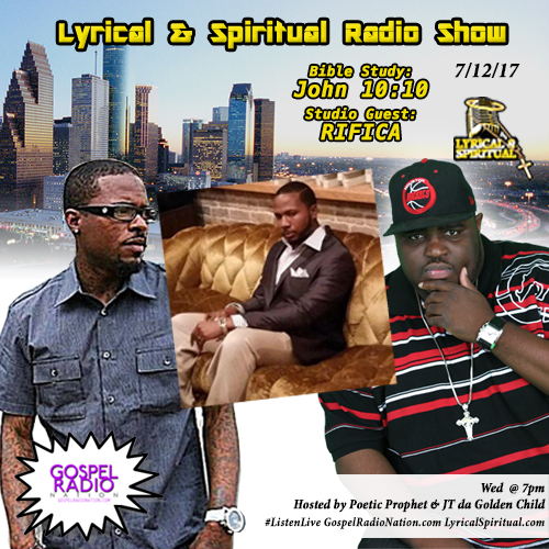 Lyrical & Spiritual Radio Show 62 with RIFICA